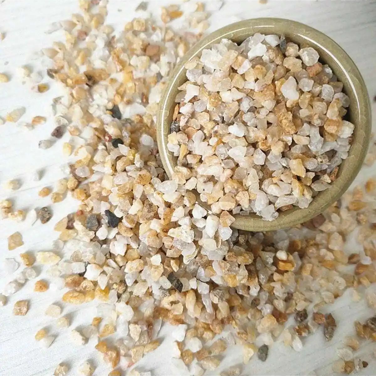 Aquarium Plant Gravel - 1szt-250g Naturalne kryształy Żwir Kamień Mikro