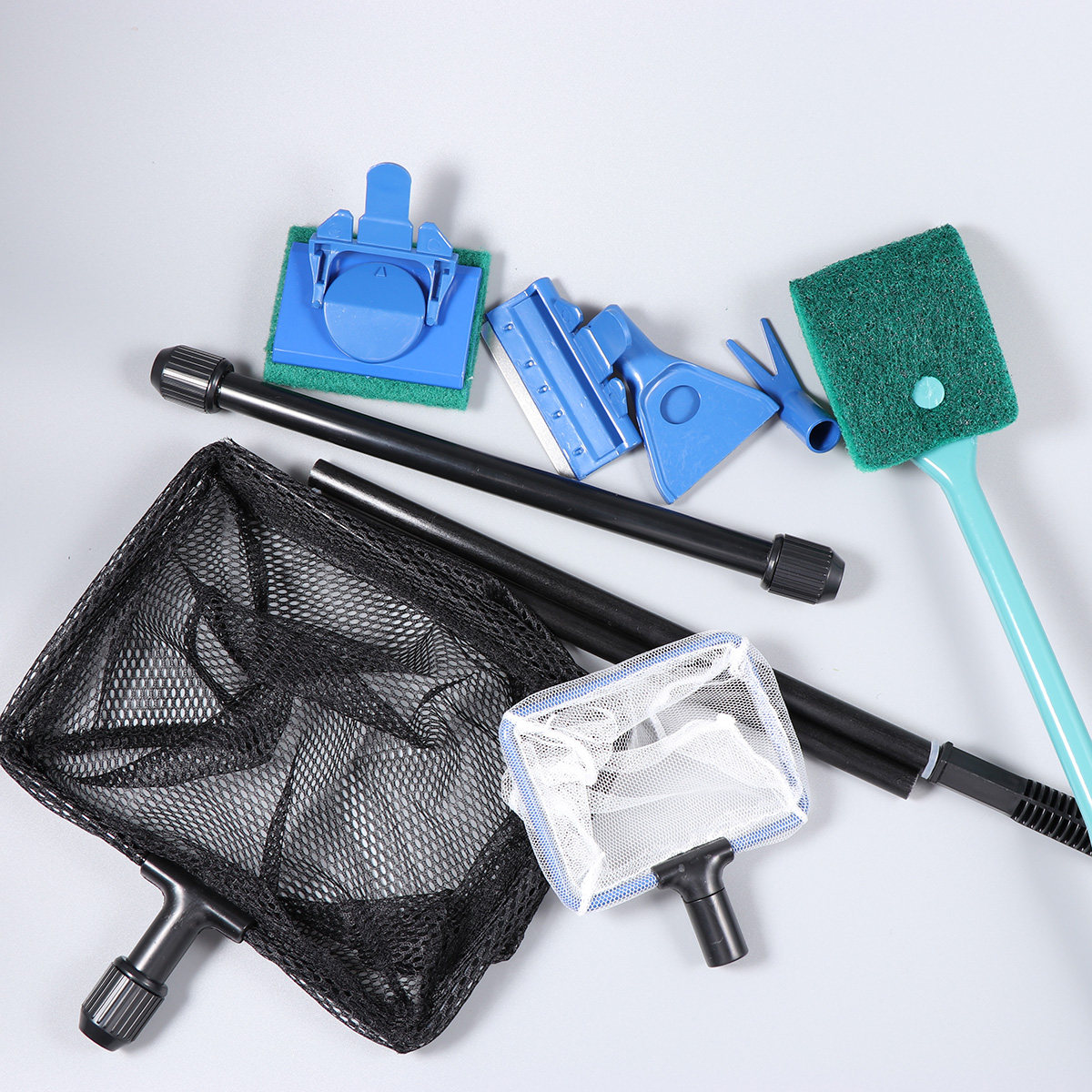 Planted Aquarium Cleaning Kit - 6-częściowy zestaw do czyszczenia akwarium: grabie