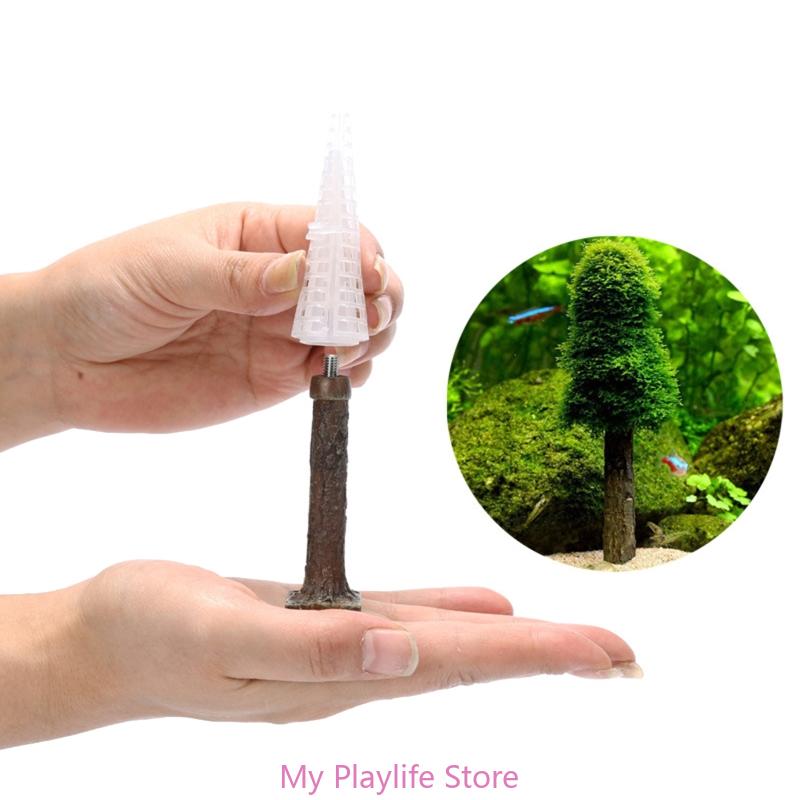 Planted Aquarium Mini - Dekoracja z mchu akwariowego Uchwyt na