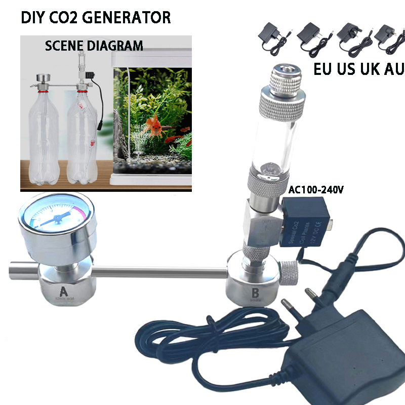 Planted Aquarium Supplies - Zestaw do samodzielnego montażu generatora CO2