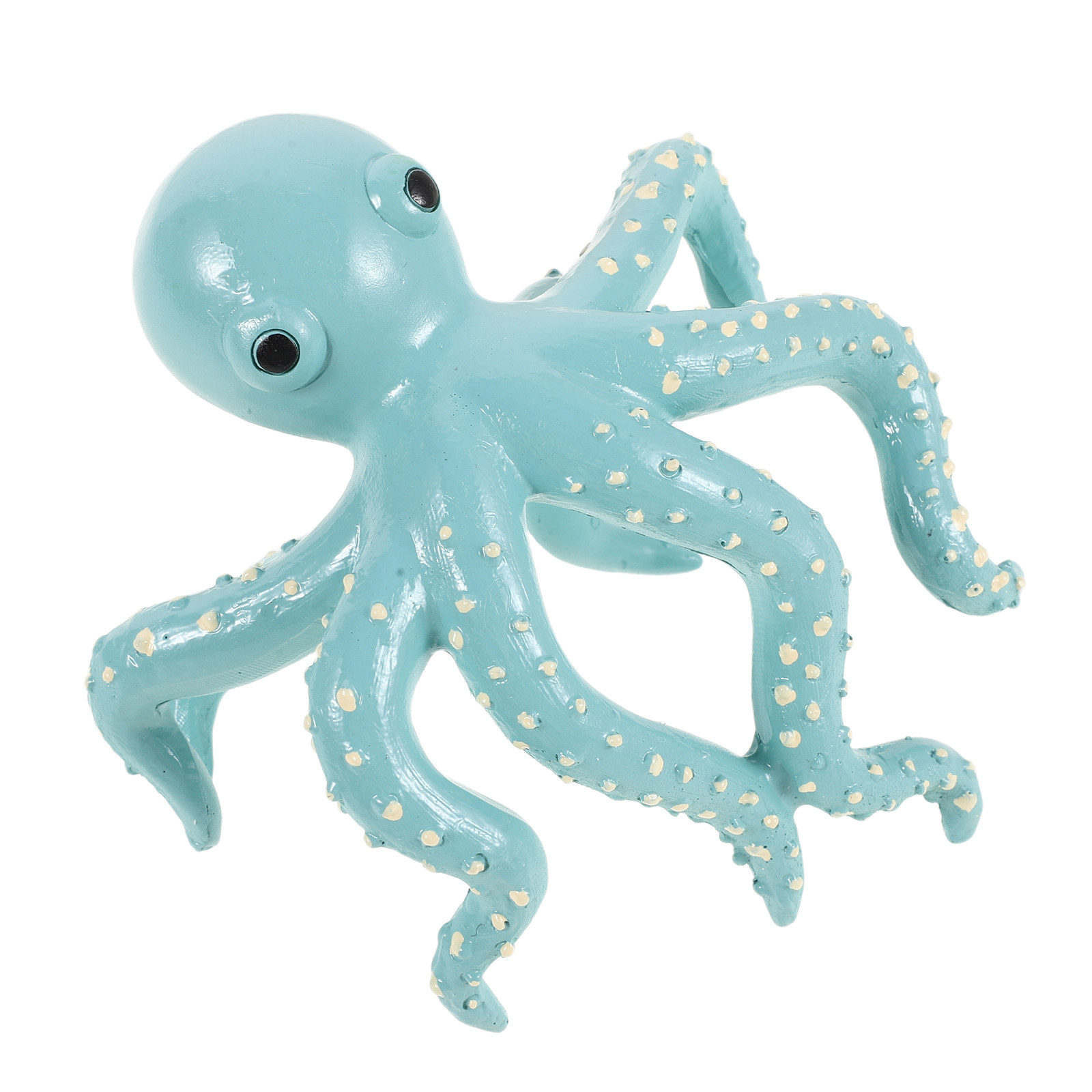 Aquarium Plant Octopus - Figurka ośmiornicy wspinającej się z żywicy,