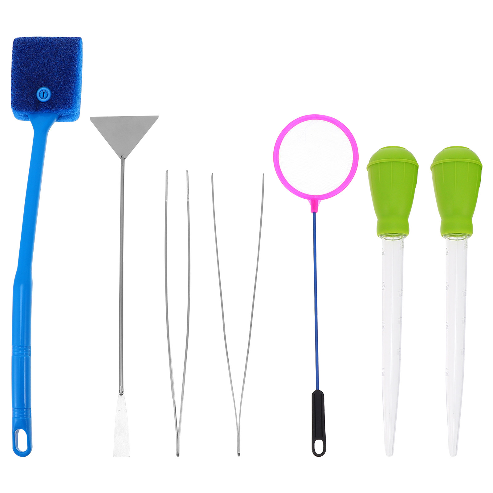 Planted Aquarium Cleaning Kit - 7-częściowy zestaw narzędzi do czyszczenia akwarium