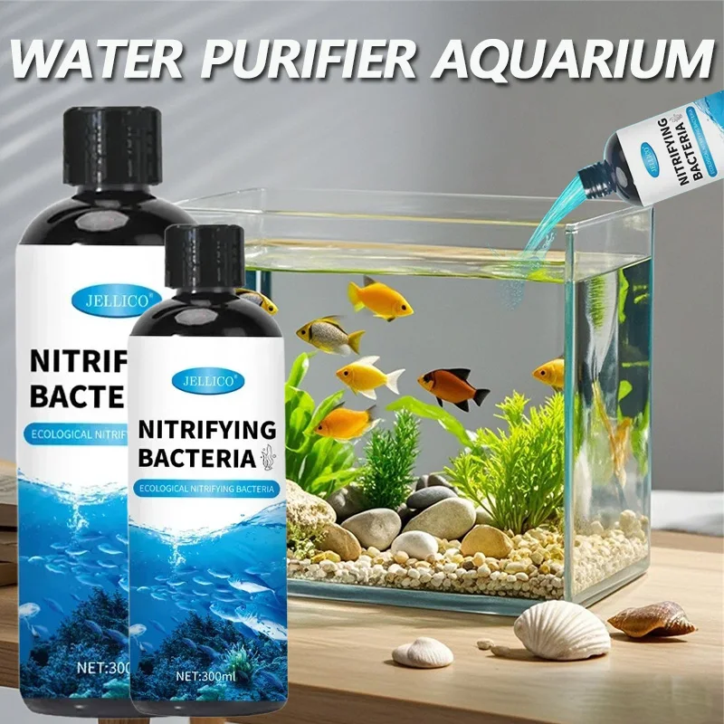 Aquarium Plant Nutrients - 300ml Płyn z Bakteriami Nitryfikującymi do