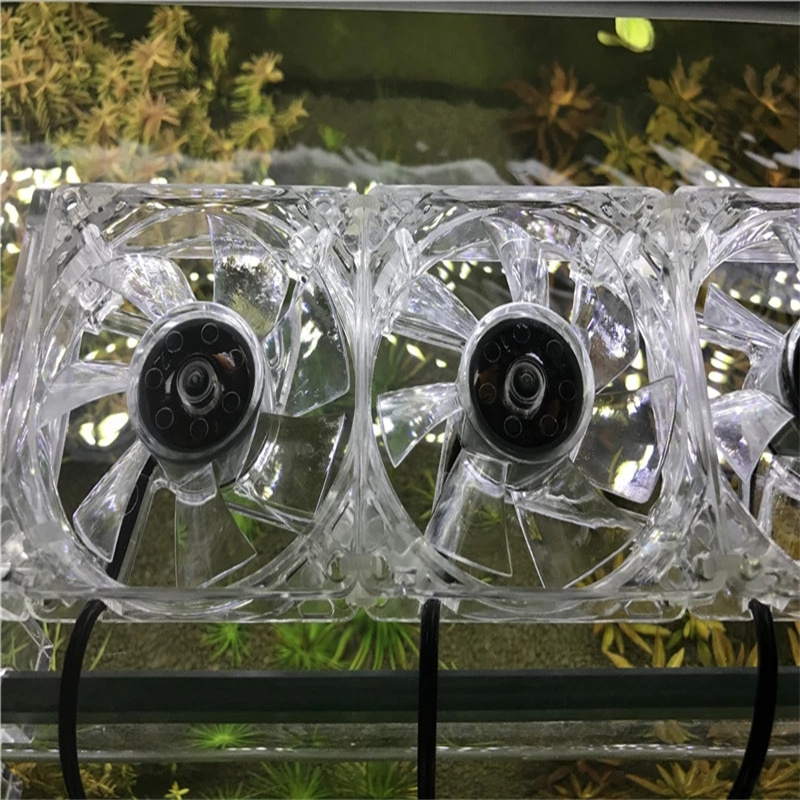 Planted Aquarium Water Temperature - 110v ~ 240v przezroczysty wentylator mini