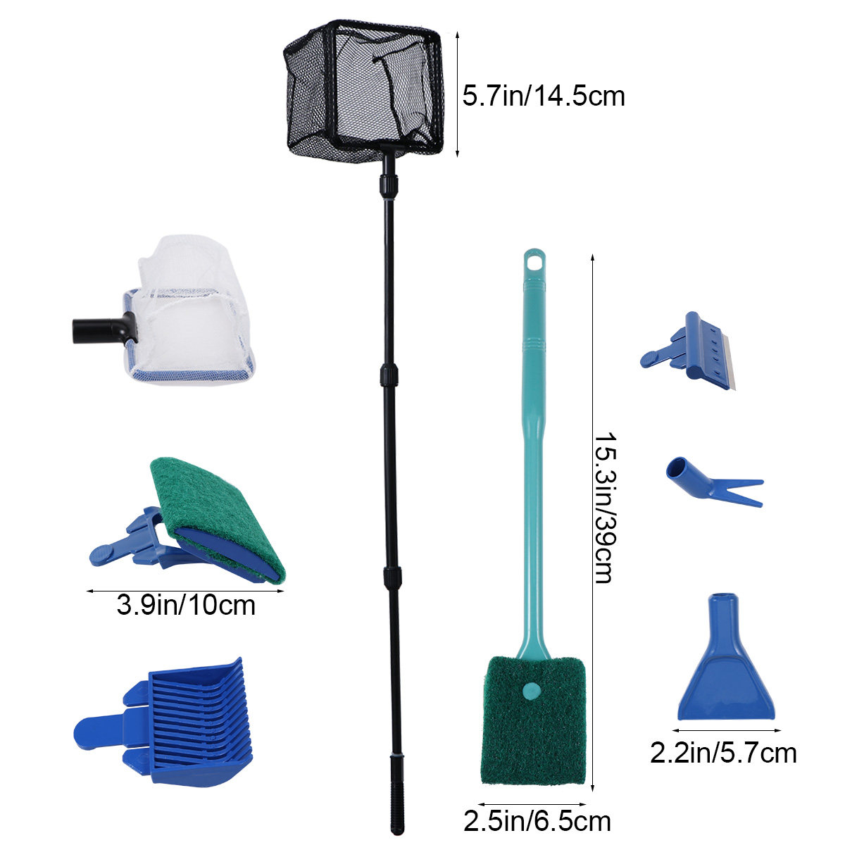 6-częściowy zestaw do czyszcze – Planted Aquarium Cleaning Kit recenzja i cena
