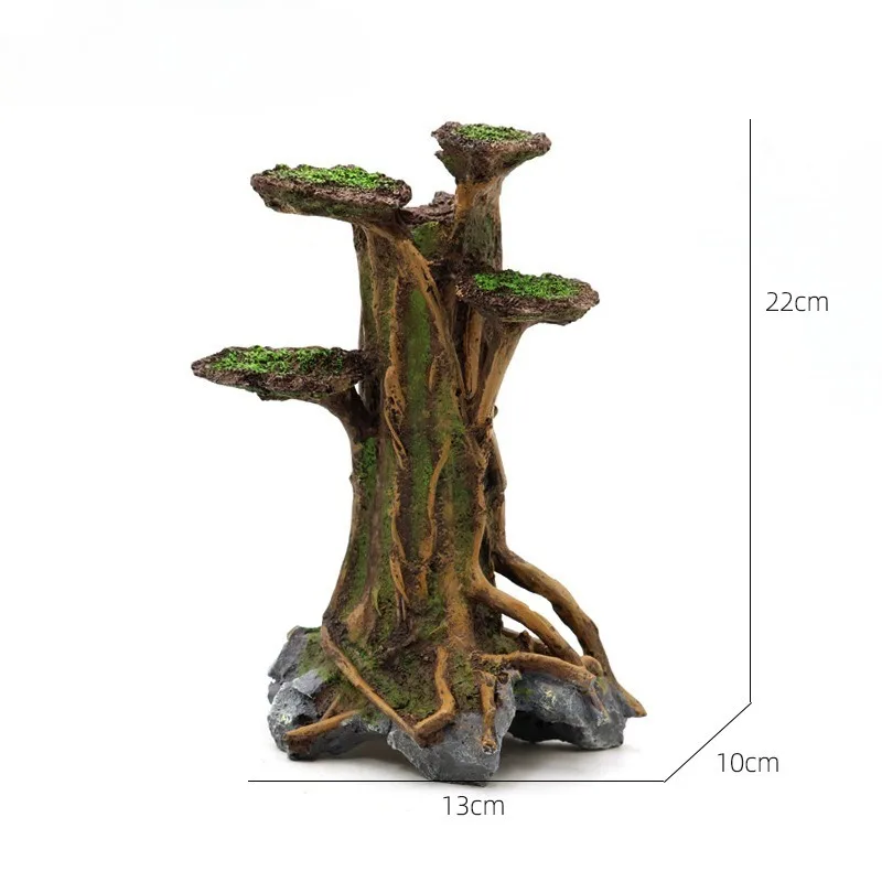 Sztuczne drzewko z mchem, deko – Planted Aquarium With Driftwood recenzja i cena