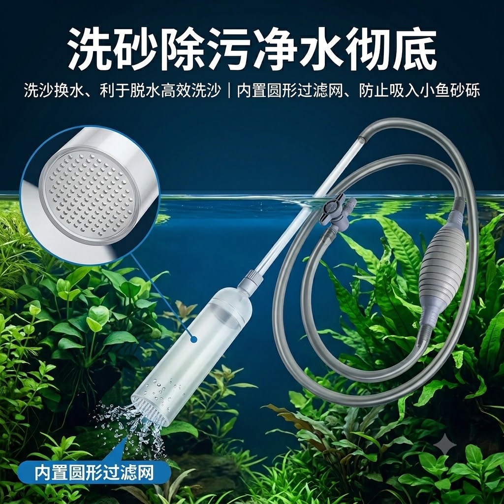 Sifon do akwarium, ręczny odku – Planted Aquarium Products recenzja i cena