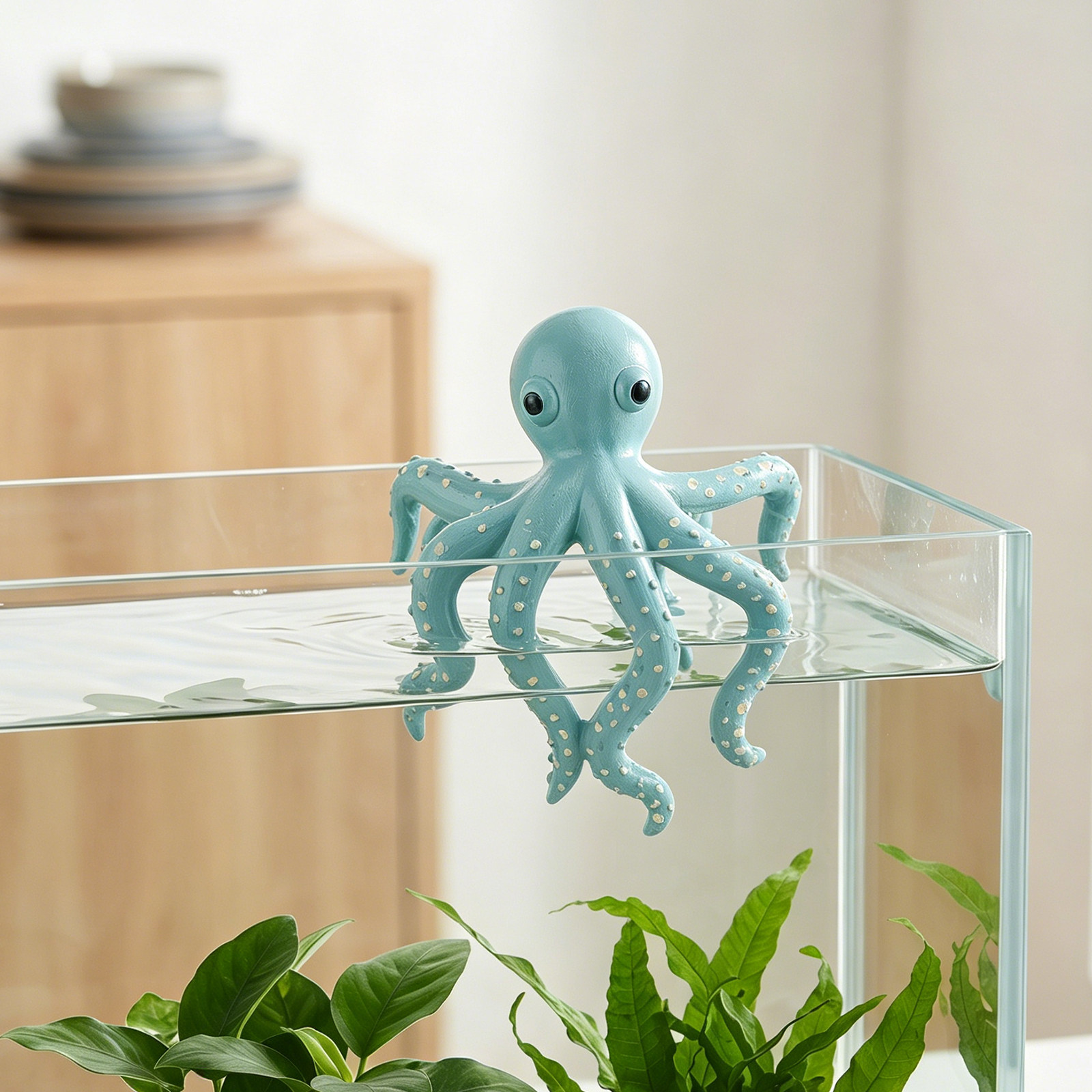 Figurka ośmiornicy wspinającej – Aquarium Plant Octopus recenzja i cena